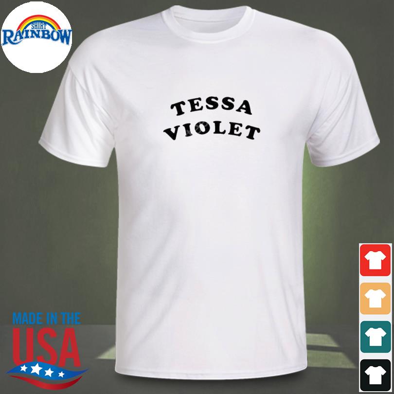 Tessa violet arched letter 2023 shirt