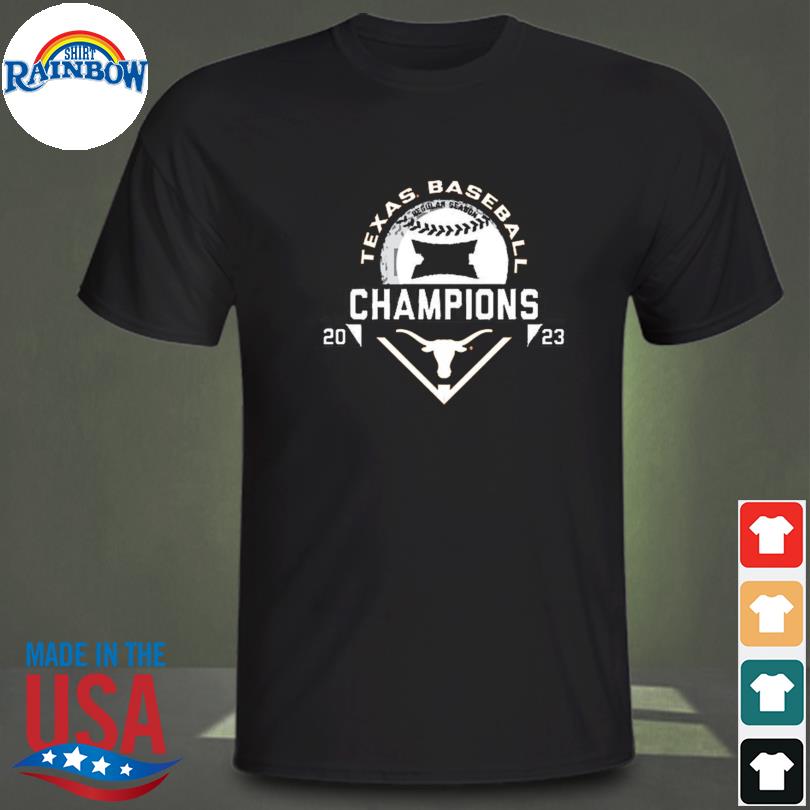 Texas Longhorns Blue 84 2023 Big 12 Baseball Regular Season Champions T-Shirt