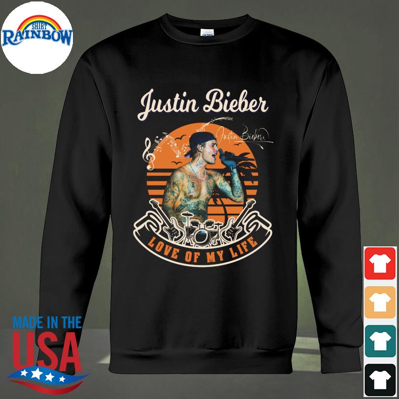 Love of my life Justin Bieber 2023 always love you shirt - Guineashirt  Premium ™ LLC