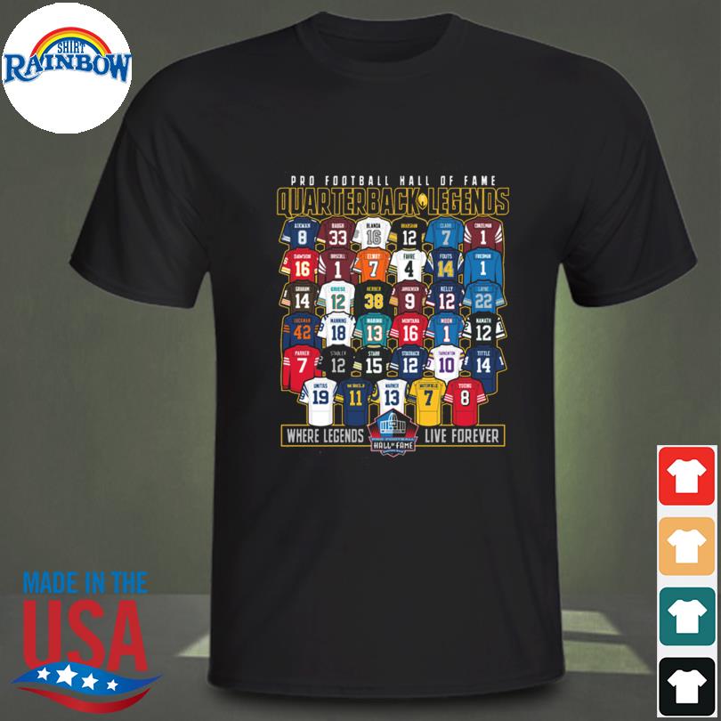 Hall of Fame Running Back Legends T-Shirt