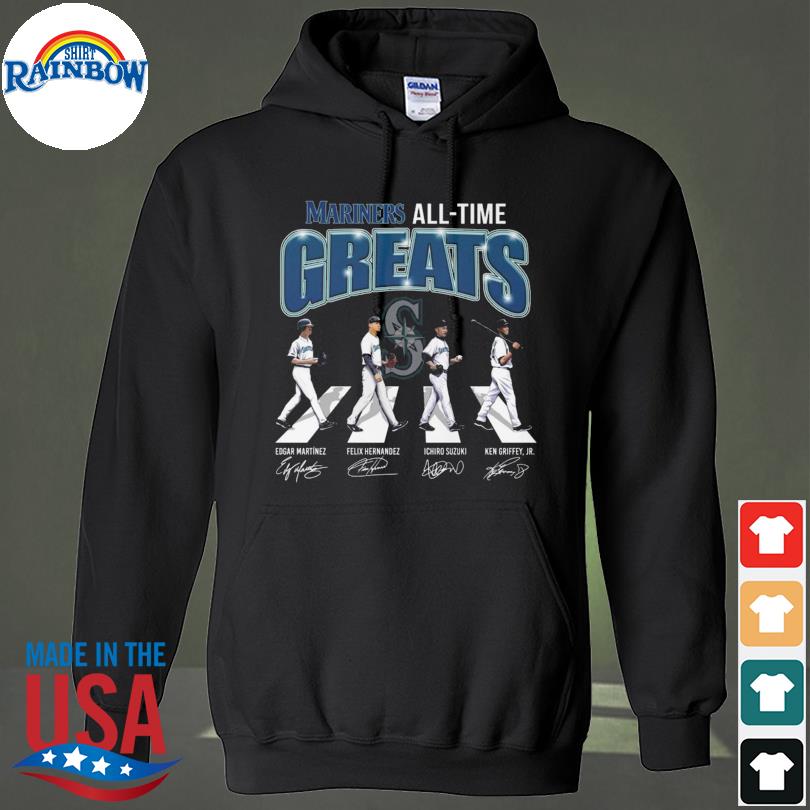 The Seattle Mariners Abbey Road signatures shirt, hoodie, sweater