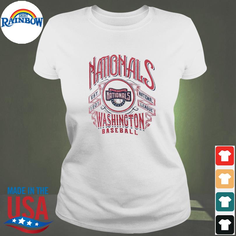 Washington Nationals baseball est. 1901 national league logo shirt