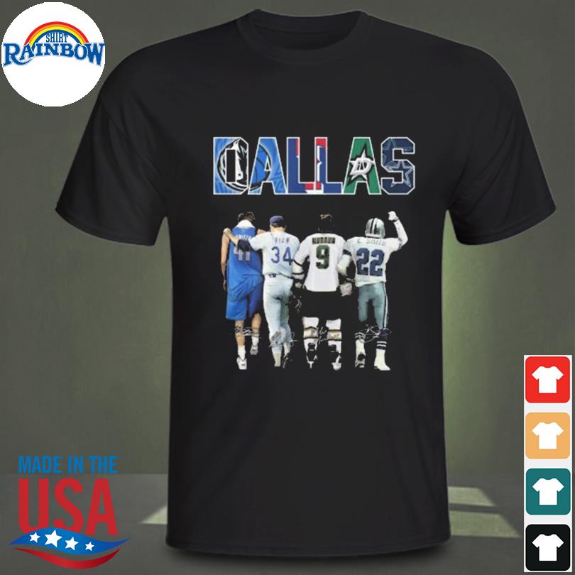 Dallas Cowboys stars mavericks Texas rangers legend team shirt