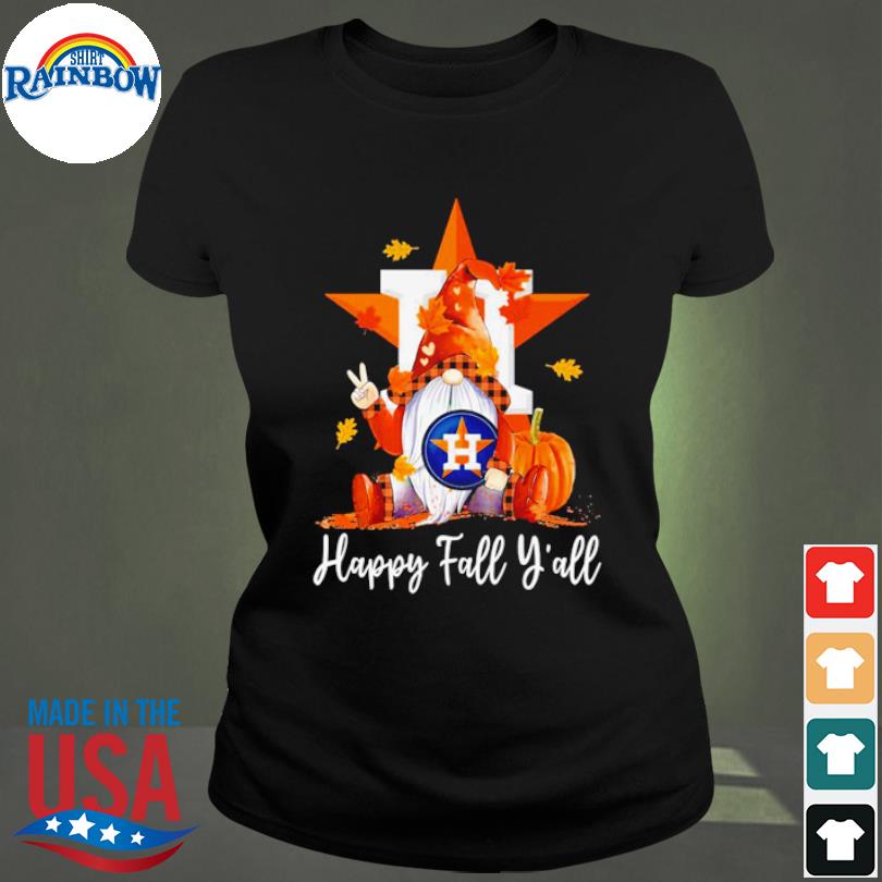 Houston Astros Happy Fall y'all Gnome logo shirt, hoodie, sweater, long  sleeve and tank top