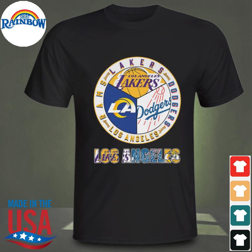 Los Angeles Lakers Dodgers Rams City Champions 2023 Logo shirt