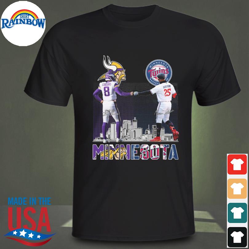 Minnesota Vikings Cousins And Twins Buxton T Shirt - Growkoc