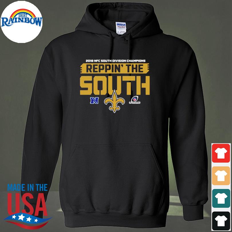 2018 NFC south division champions New Orleans Saints shirt, hoodie