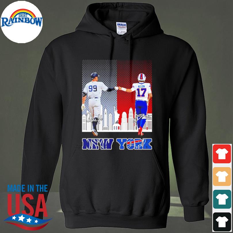 Aaron Judge and Josh Allen New York City signatures shirt, hoodie