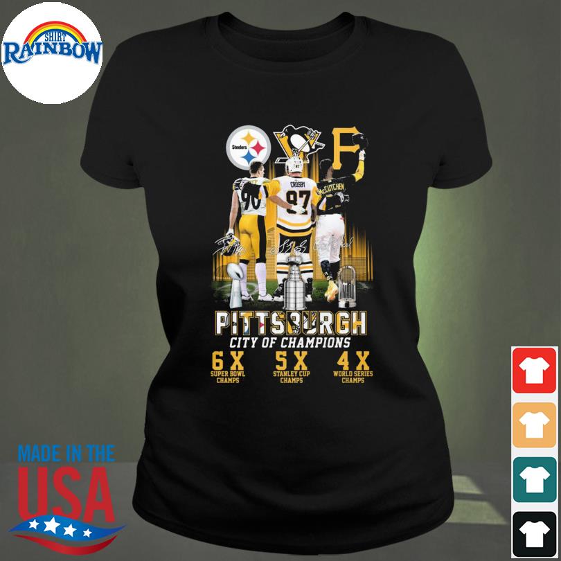 Pittsburgh city of champions steelers penguins pirates signatures 2023 shirt,  hoodie, longsleeve tee, sweater