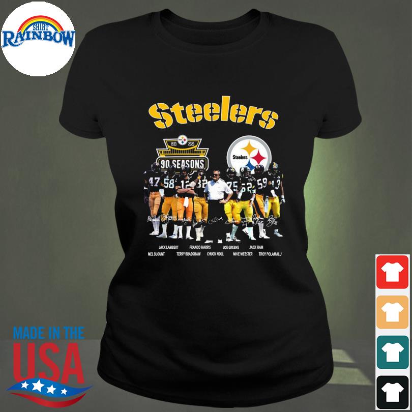 Pittsburgh Steelers 90 Season 1933 2023 Memories Signatures Shirt