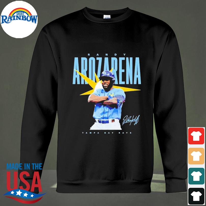 Randy Arozarena Tampa Bay Rays signature 2023 shirt, hoodie, sweater, long  sleeve and tank top