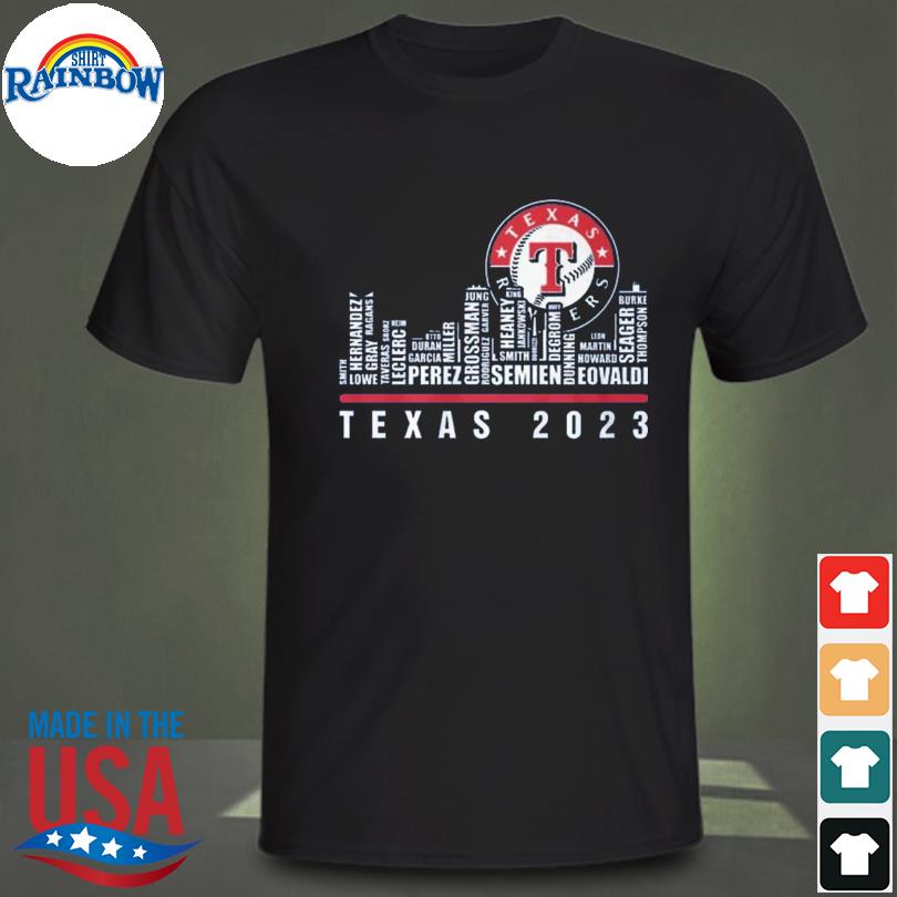 Official Texas Rangers city players names shirt - NemoMerch