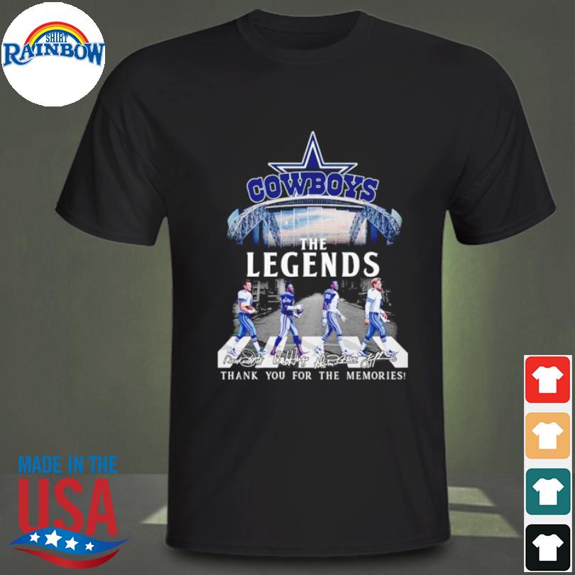 Thank You For The Memories Dallas Cowboys The Legends Abbey Road Shirt,  hoodie, sweater, long sleeve and tank top