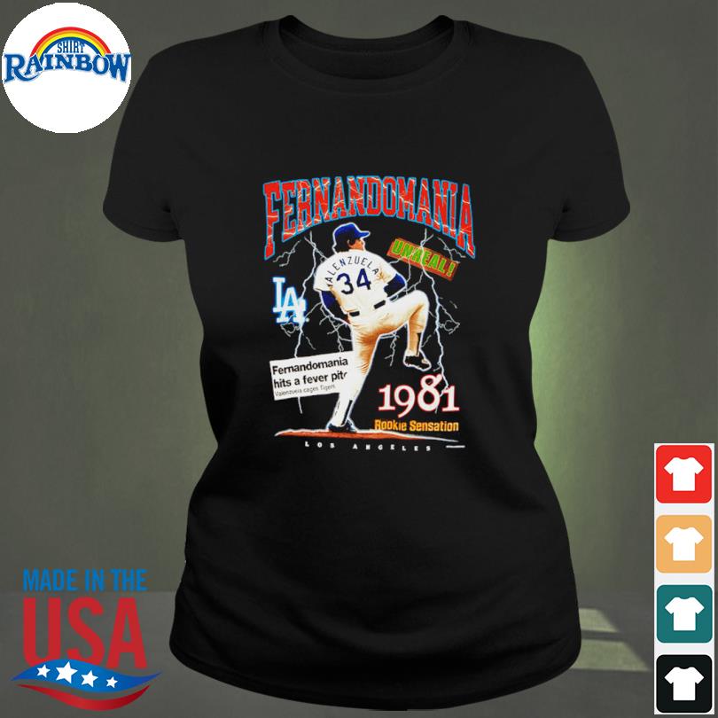 Fernandomania Fernando Valenzuela T Shirt - Rageal