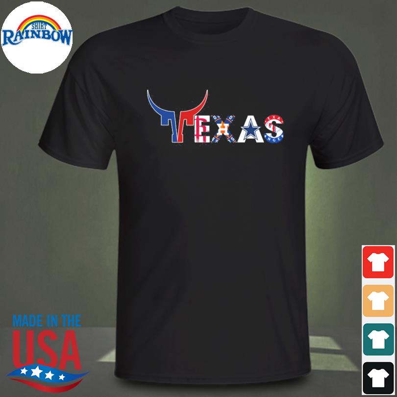 Texas Sports Teams Logo Shirt Cowboys, Astros, Rockets. Texans And Rangers,  hoodie, sweater, long sleeve and tank top