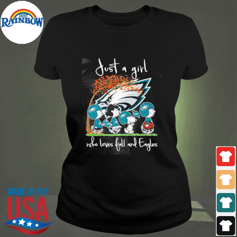 Just A Girl Who Loves Fall And Philadelphia Eagles Unisex T-Shirt