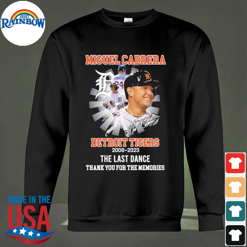 Miguel Cabrera Detroit Tigers 2008 2023 The Last Dance Thank You