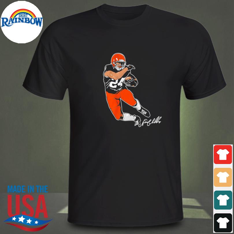 Funny nick Chubb Superstar Pose signature shirt, hoodie