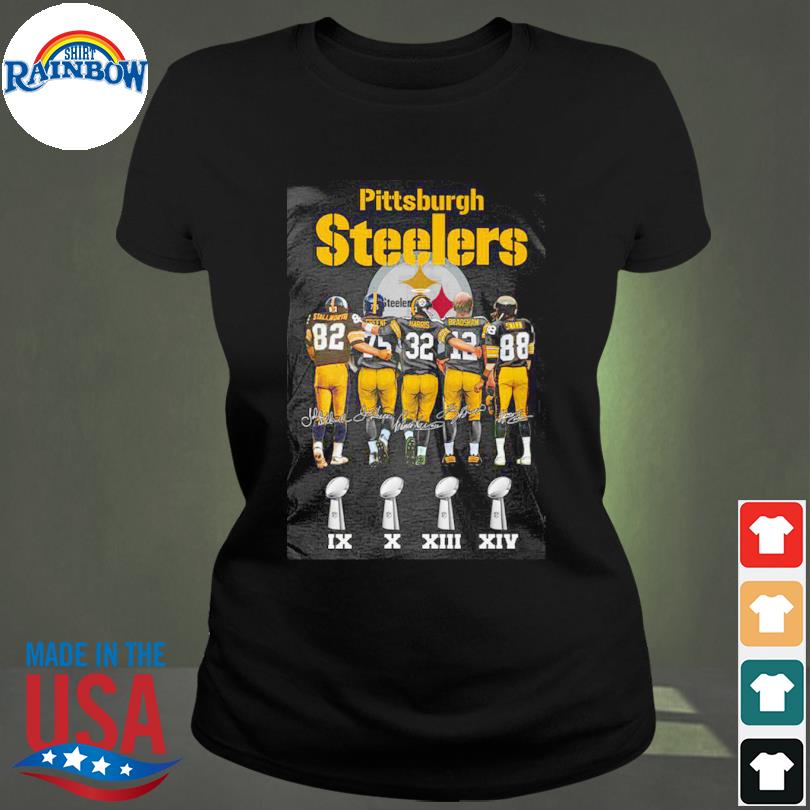 Pittsburgh Steelers Stall Worth Greene Harris Bradshaw Swann T