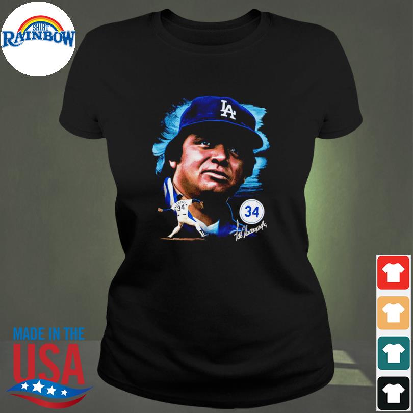 Fernando Valenzuela Los Angeles Dodgers Portrait Shirt - Peanutstee