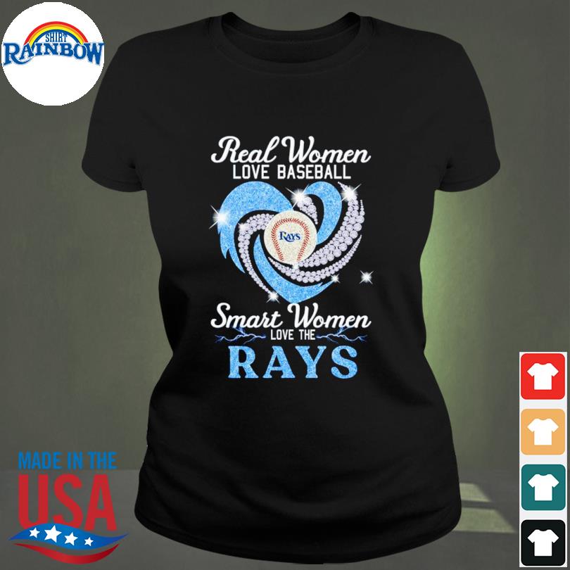 Real Women Love Football Smart Women Love The Tampa Bay Rays Champions Tee  Shirt - Yesweli