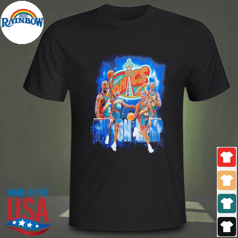 Seattle Supersonics Strike Vintage Hardwood Classics NBA T-Shirt –  Basketball Jersey World