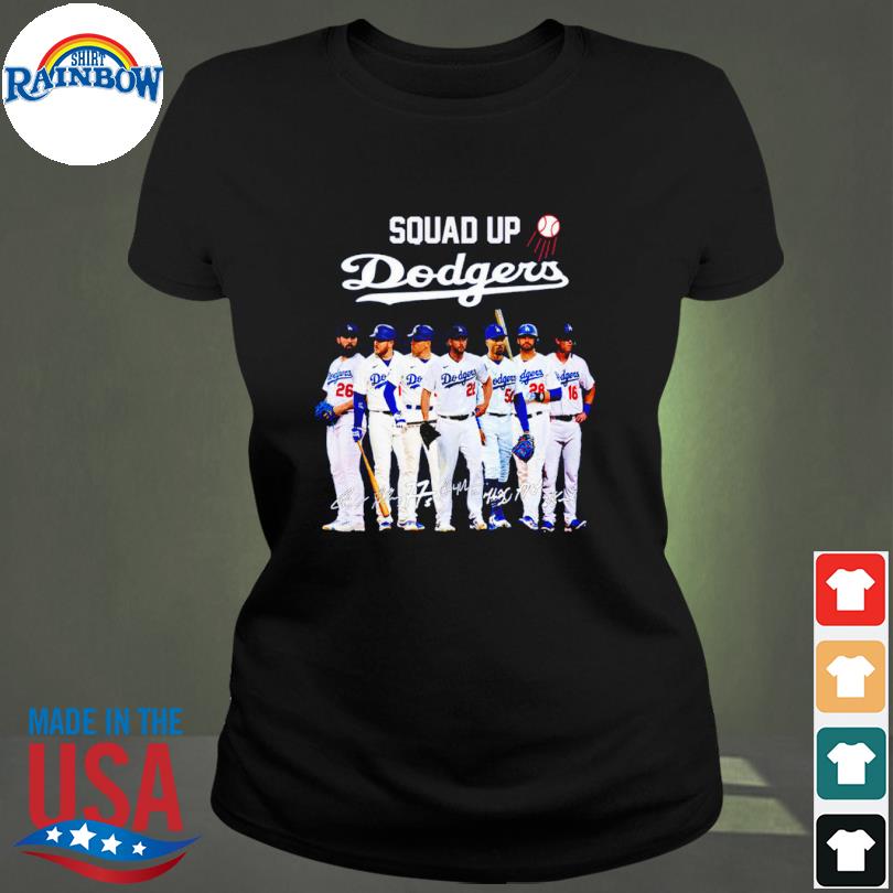 Official squad up Dodgers mlb team T-shirt, hoodie, sweater, long