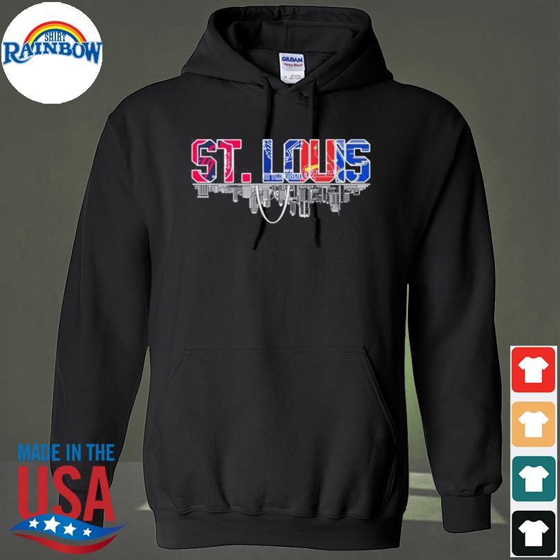 St Louis City St Louis Cardinals and St Louis Blues shirt, hoodie