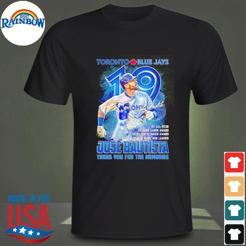 Endastore Jose Bautista August 2023 Thank You for The Memories Shirt