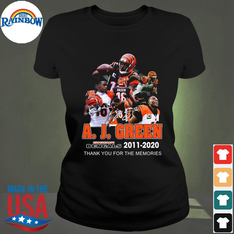 A. J. Green Cincinnati Bengals 2011 – 2021 Thank You For The