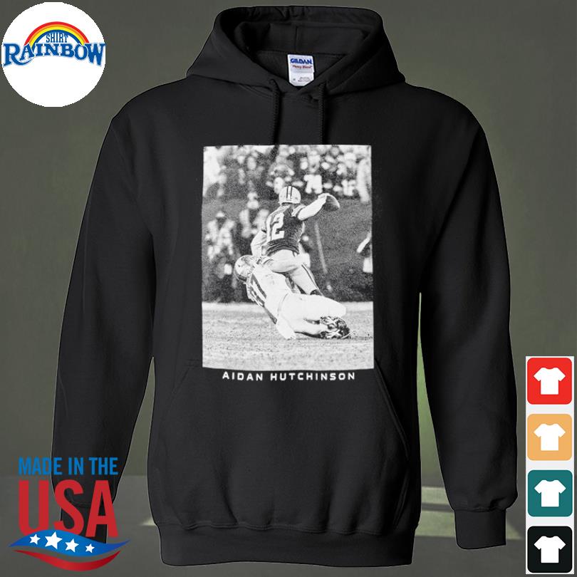 Aidan Hutchinson Detroit Lions Majestic Threads Graphic T-Shirt, hoodie,  sweater, long sleeve and tank top