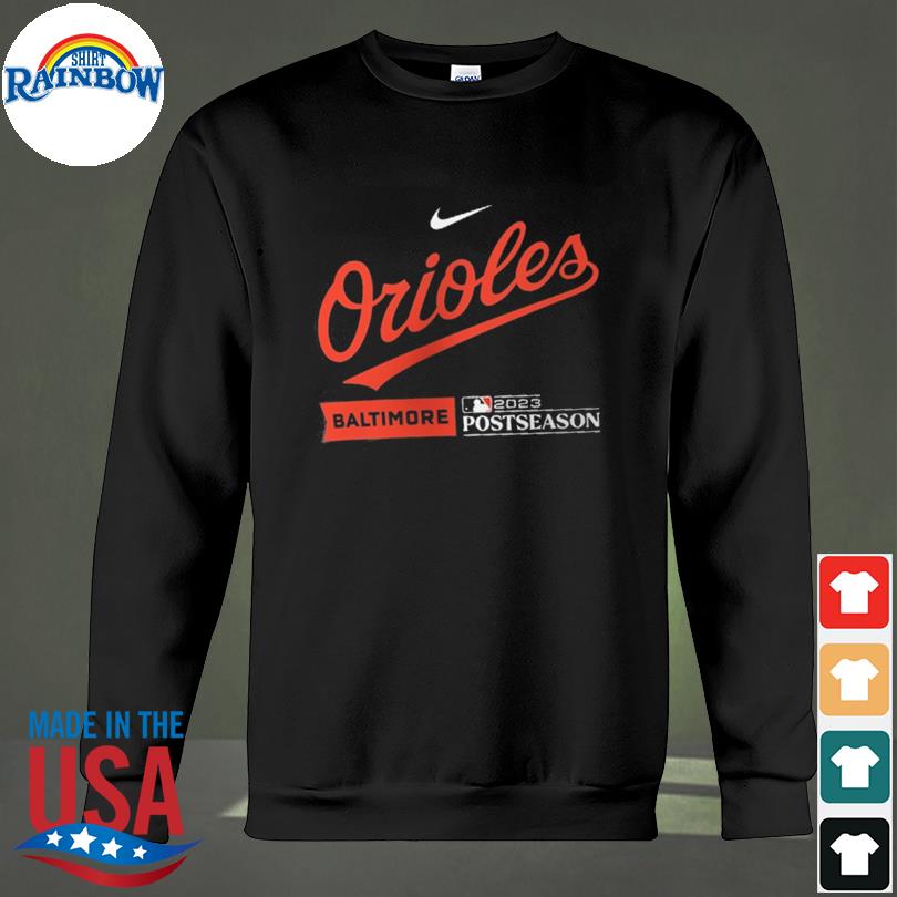 Baltimore orioles nike 2023 postseason authentic collection dugout shirt,  hoodie, longsleeve tee, sweater