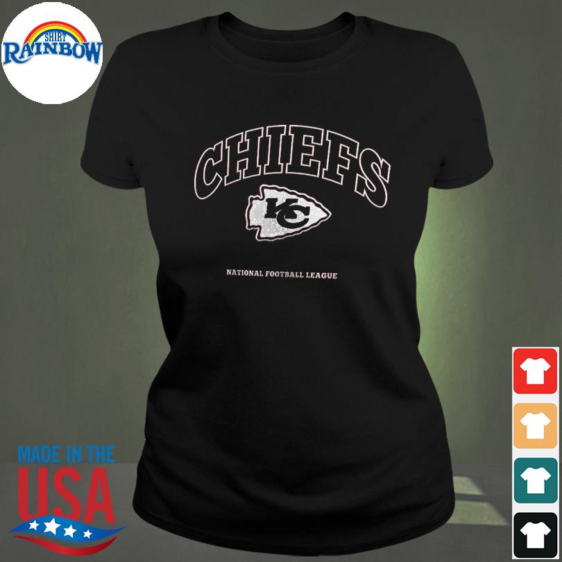 WEAR by Erin Andrews Kansas City Chiefs Women's White Domestic Cropped Long  Sleeve T-Shirt