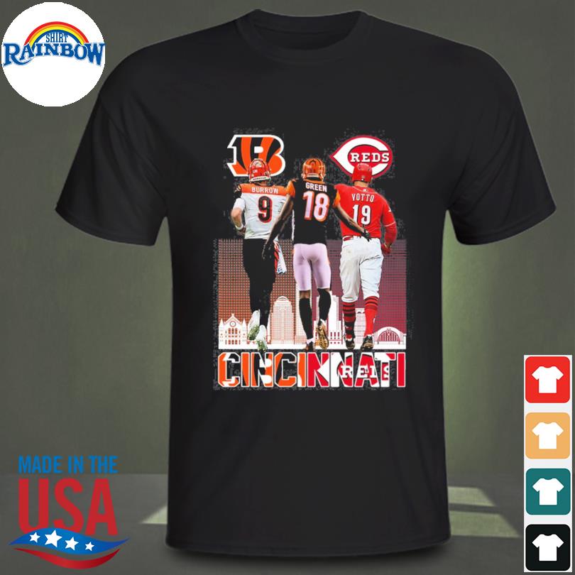 Cincinnati Bengals Joe Burrow and Cincinnati Reds Joey Votto signatures  shirt, hoodie, sweater and long sleeve