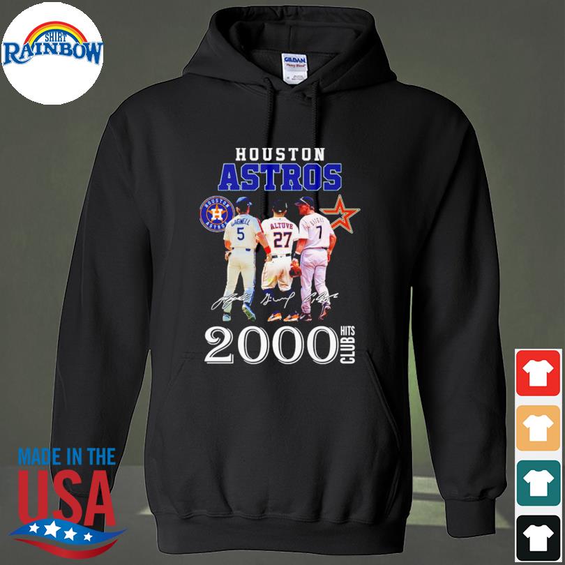 Houston Astros 2000 Hits Club Signature T-Shirt, hoodie, longsleeve,  sweatshirt, v-neck tee