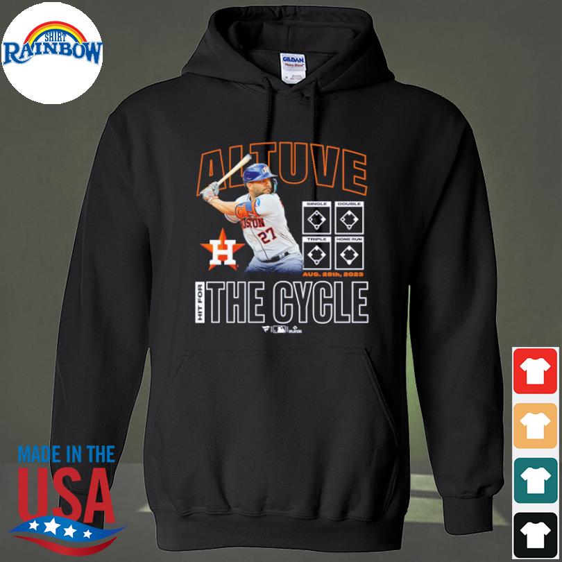 Jose Altuve Houston Astros Hit For The Cycle 2023 T-Shirts, hoodie,  sweater, long sleeve and tank top