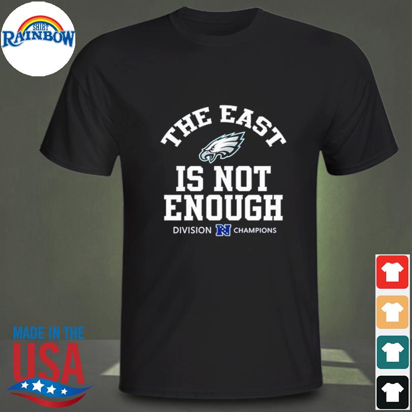 Philadelphia Eagles The East Is Not Enough Division Champs T-Shirt L