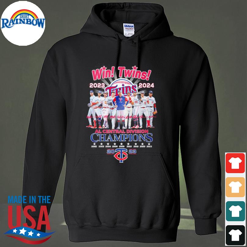 Win Twins 2023-2024 Al Central Division Champions 2023 Minnesota Twins Shirt