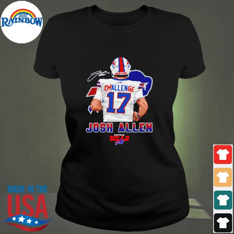 Buffalo Bills Challenge 17 Josh Allen Signature shirt, hoodie