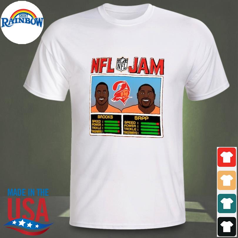 NFL Jam Derrick Brooks and Warren Sapp Tampa Bay Buccaneers shirt, hoodie,  sweater, long sleeve and tank top