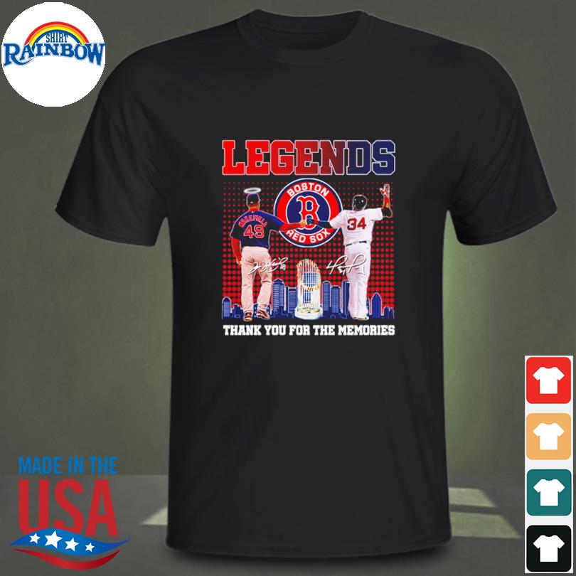 Legends Boston red sox thank you for the memories shirt, hoodie, sweater,  long sleeve and tank top