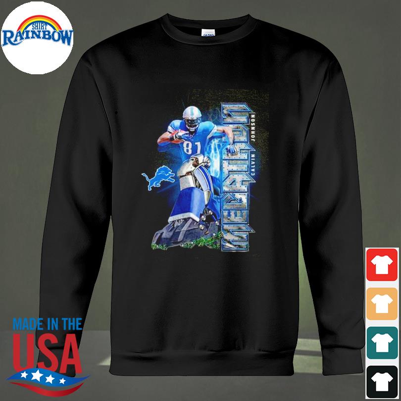 Calvin Johnson Shirt Megatron Lions Sweatshirt National Football League  Gift For HIm And Her - Family Gift Ideas That Everyone Will Enjoy