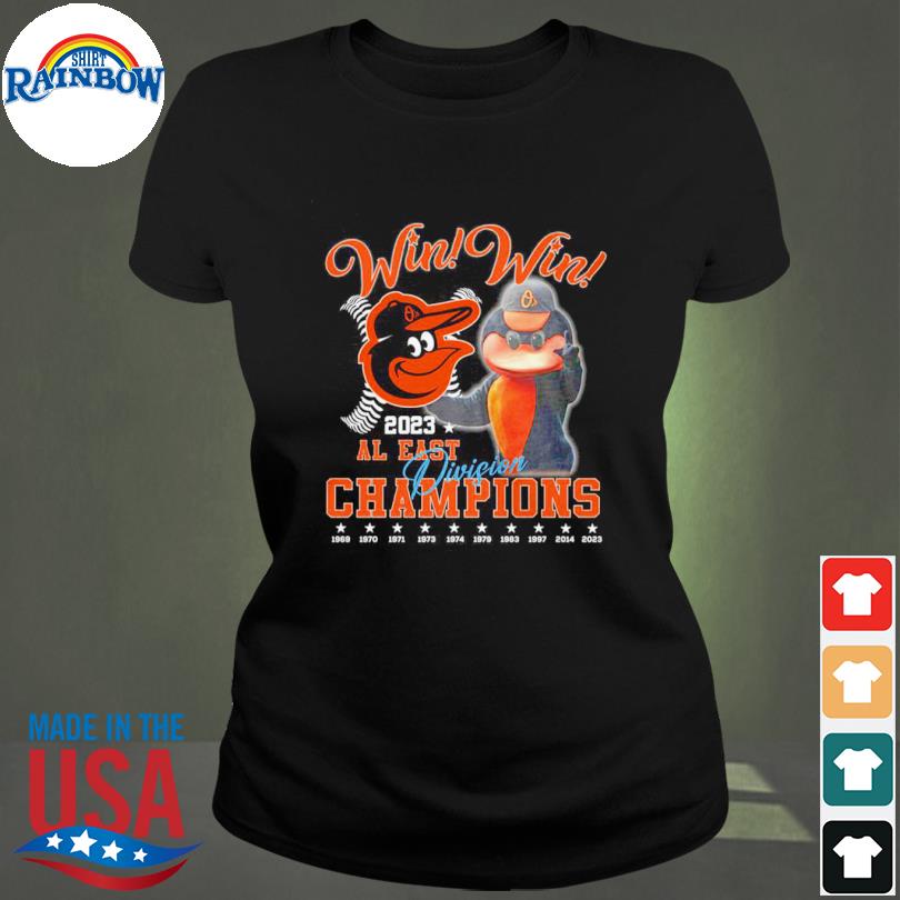 Baltimore Orioles 2023 AL EAST Champions T-shirt victory 