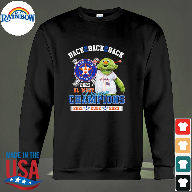 Mlb houston astros back2back2back 2023 al east Division champions 2021 2022  2023 shirt, hoodie, sweater and long sleeve