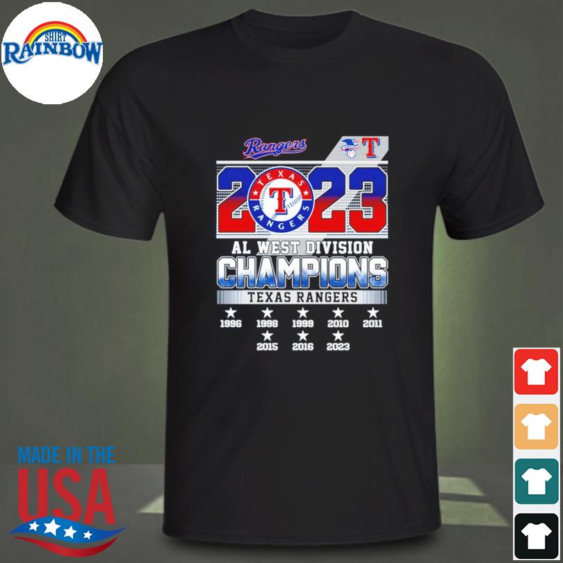 Texas Rangers AL West Champs 2023 T-Shirt, hoodie, sweater, long sleeve and  tank top