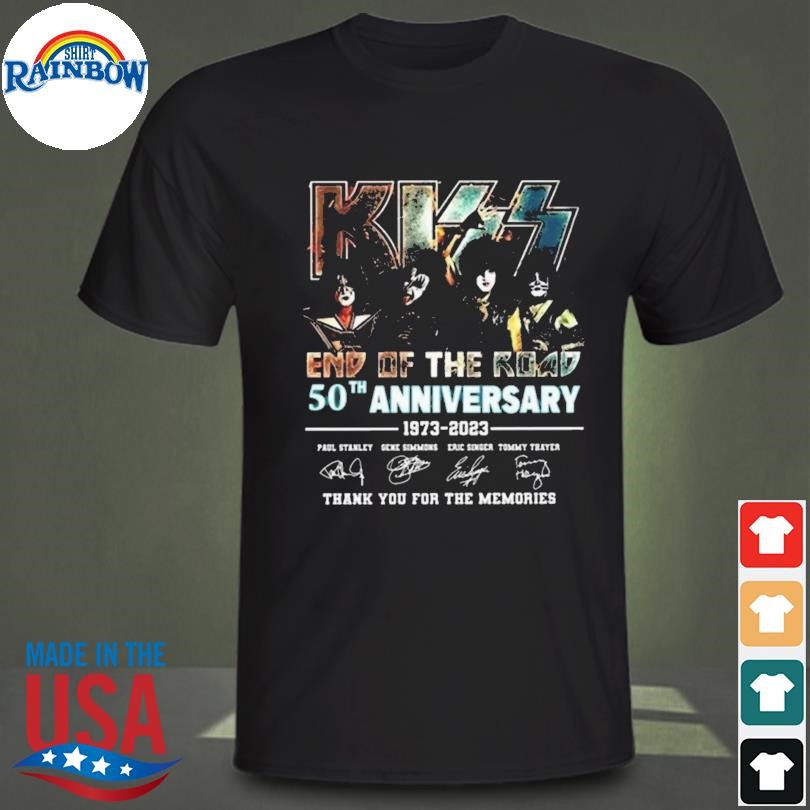 Kiss Band 50 Years 1973-2023 Shirt Limited Edition