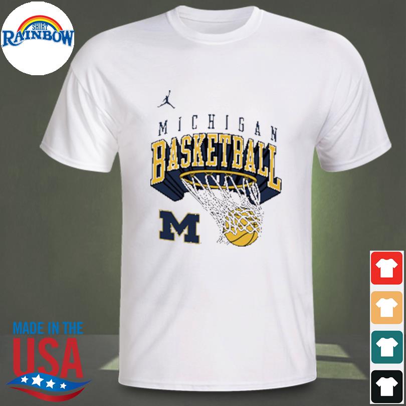 Jordan university of michigan basketball 2023 shirt