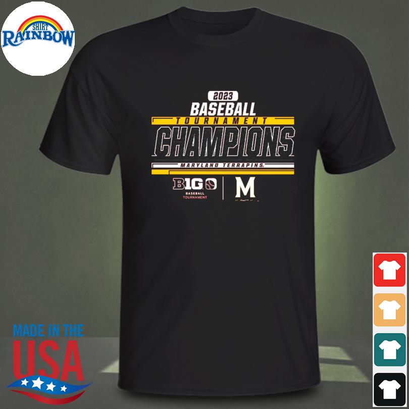 Maryland Terrapins Blue 84 2023 Big 10 Baseball Conference Tournament Champions T-Shirt