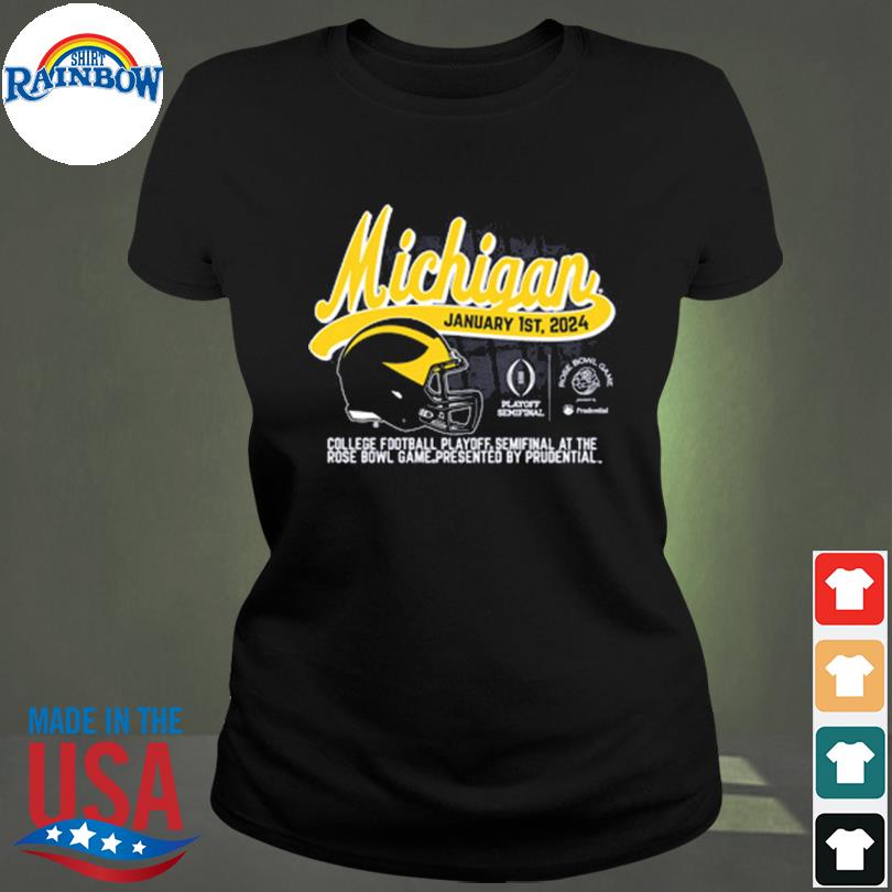 Official blue84 university of michigan football 2024 rose bowl game ...